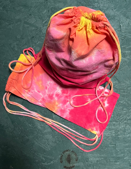 Tie Dye Drawstring Bag